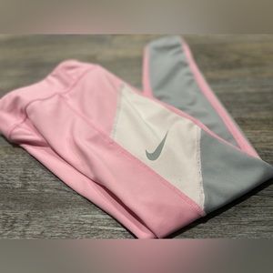 Nike Leggings Girls Small Pink Athleisure Gym Workout Running